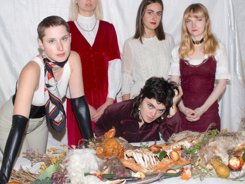 Indie rock band The Last Dinner Party were formed in London in 2021 and have yet to release an album - although they have already built up a impressive live reputation. Signed to Island Records, their debut single 'Nothing Matters' was released in April. Their first album, 'Prelude to Ecstasy', will follow in February.