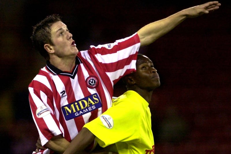 A Sheffield-born youngster who progressed through the ranks to make the first team but saw his career tragically ended by a horror challenge by Darren Holloway away at Wimbledon which led him considering legal action. Reports suggest he may have become a tiler after being forced to leave the game