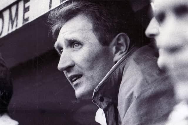Sheffield Wednesday manager Howard Wilkinson (right) on April 7, 1986