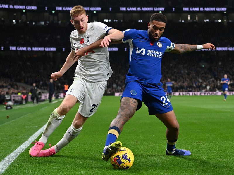 Looked vulnerable to attacks down his side when Spurs had their full quota of players.  Wasteful when he broke forward and possibly lucky to escape a red card just before half-time.