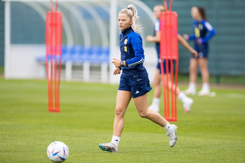 The flying Rangers winger has become a regular face in the Scottish national squad after a solid year on the wing. Missed the start of 23/24 due to injury but - now back fit and scoring goals - expect her to continue her progression and improvement.