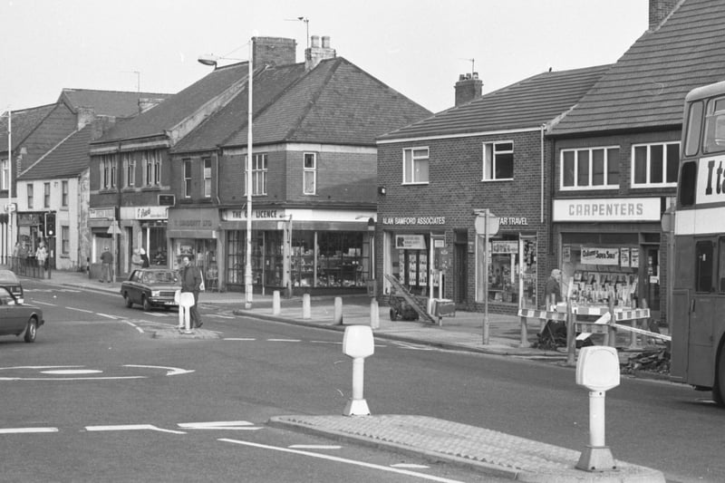 Wadditt's, The Off Licence and Carpenters in Hetton 40 years ago.