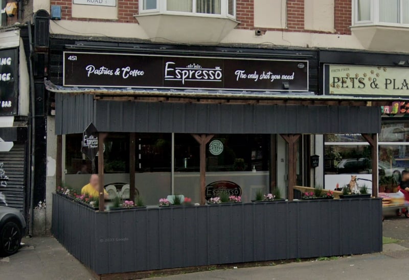 Espresso UK, on 451 Firth Park Road, Sheffield, S5 6QQ. Last inspected on August 22 2023.