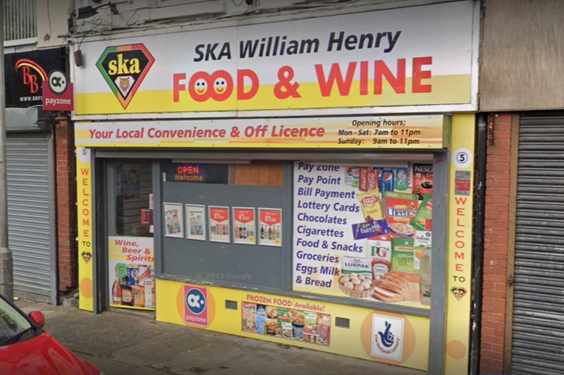 S.K.A William Henry Food and Wine received a score of zero after an inspection on 14 April 2022.