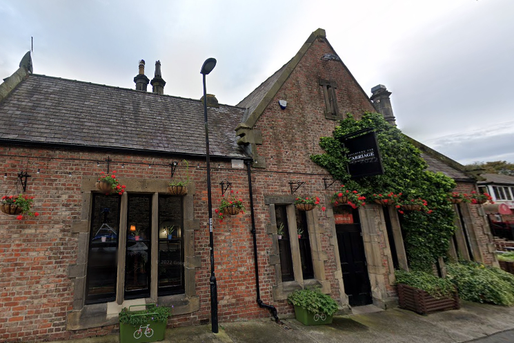The Carriage in Jesmond has a 4.6 rating from 482 reviews. 