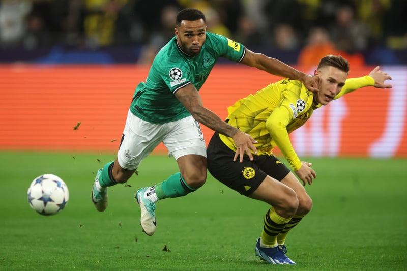 Arguably Dortmund's best player over the two matches against Newcastle in the Champions League group stage was Nico Schlotterbeck. The 24-year-old kept the Magpies at bay as Dortmund remain the only side to keep two clean sheets against Newcastle this season. 