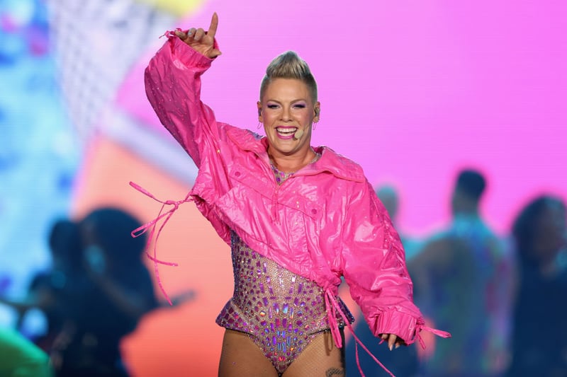 Pop superstar Pink would be sure to provide plenty of Glastonbury singalongs. She's 2/1 to bag one of the three top spots.