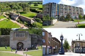 Some of the South Yorkshire sites which are included in Historic England's latest Heritage at Risk register