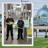 Police are extending the anti-crime and anti-terror Project Servator to Meadowhall as well as Sheffield city centre, in the run in to Christmas. Meadowhall exterior picture: David Kessen, National World. Police officers picture: South Yorkshire Police