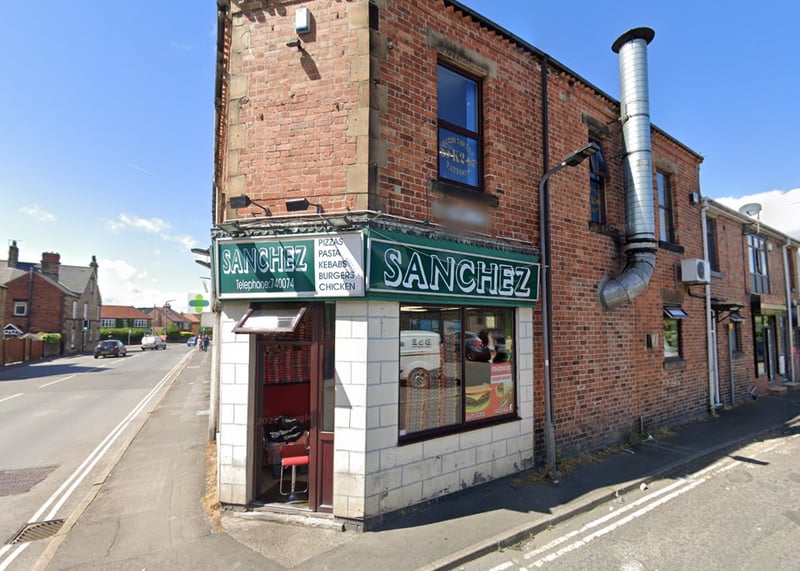 Sanchez, on the ground floor of 14 Hoyland Road, Hoyland, was handed a two-out-of-five hygiene rating at its last inspection, on March 28 2023.