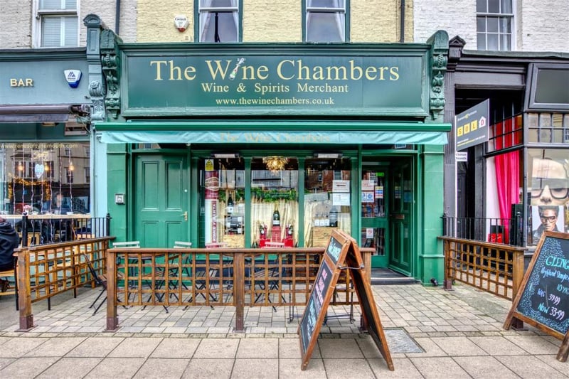 The Wine Chambers, on Front Street, in Tynemouth is on the market for £895,000.
