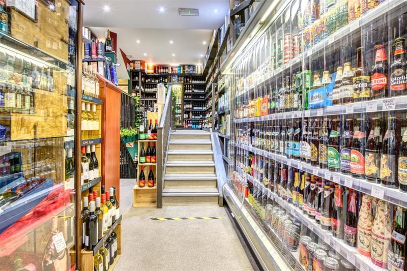The shop currently sells a wide variety of alcohol, from beer, to wine and spirits.