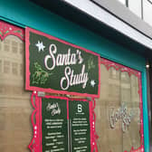 The former Paperchase on the corner of Fargate and Chapel Walk will reopen as ‘Santa’s Study’.