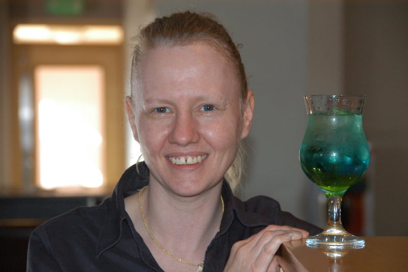Beth Ormsby with an Emerald Ice at Blakeneys in 2010.