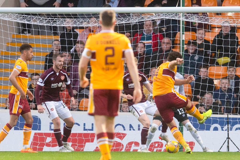 Ricki Lamie's 56th minute goal separated early efforts from Joseph Efford and Hearts' Josh Ginnelly to see Motherwell come out on top. 