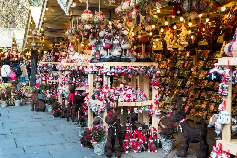 Manchester's Christmas markets are spread across the city centre, with more than 300 stalls in total. 