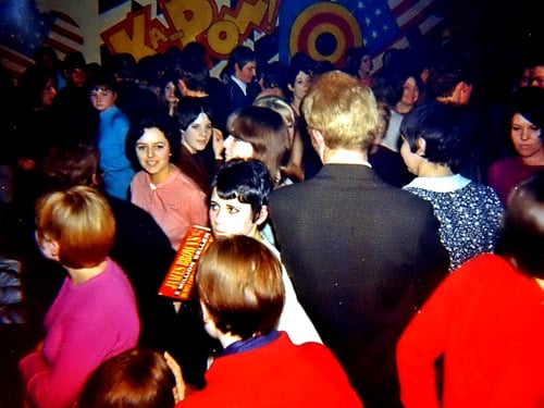 Inside the King Mojo club in Sheffield during the 1960s