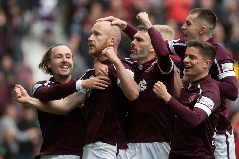 A penalty for Liam Boyce and a goal for Stephen Kingsley saw the Tynecastle side win 2-0.