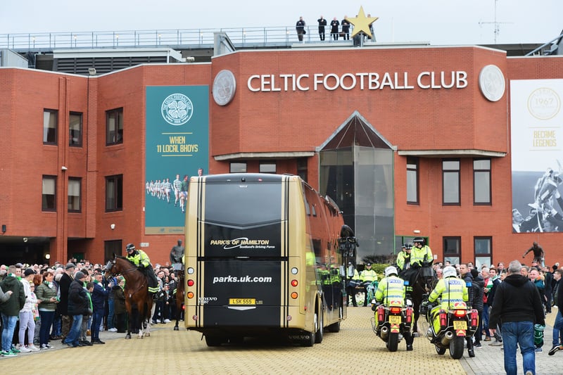 Fans who arrive early at Celtic Park often like to catch a glimpse of their favourite players as the club’s team bus pulls up outside the ground roughly 90 minutes before kick-off.