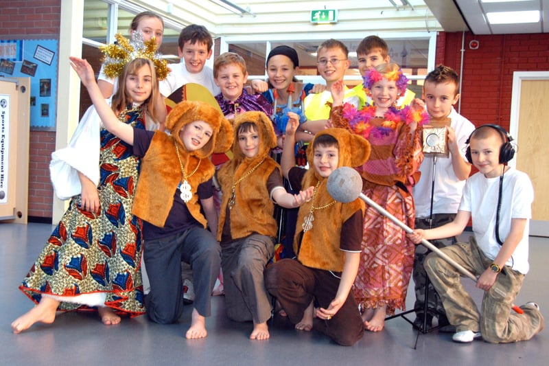 The cast of The Peace Child which was performed in 2007.
