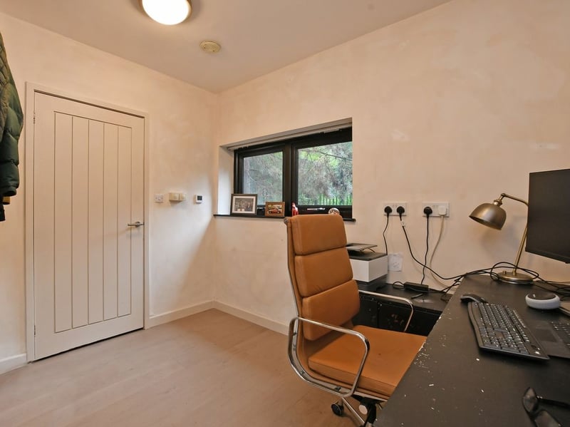 The other ground floor room is this study. (Photo courtesy of Zoopla)