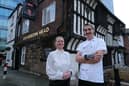 Lisa Yates, the new general manager of the Old Queens Head, with head chef Ryan Orton.