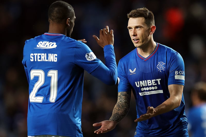 Ryan Jack is expected to return for Rangers but a further eight players are missing. Cr. Getty.