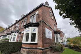 398 Ecclesall Road. A substantial end terrace with car parking and garage on the corner of Southgrove Road. It is office accommodation over three levels, with basement and is let at £14,000pa. The current tenants have a 15-year lease dated 26th July 2003.