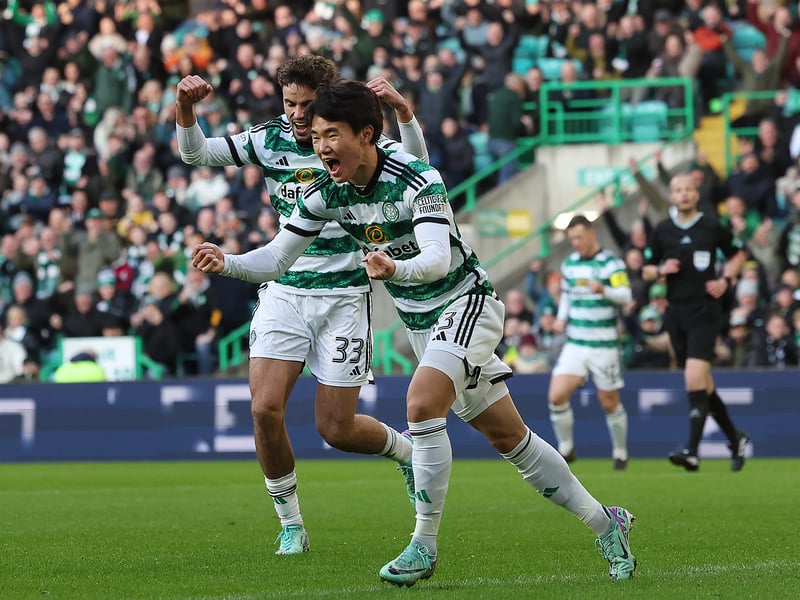 The South Korean winger was exceptional. Grasped his big opportunity to impress Brendan Rodgers and got off the mark for his new club before slipping O'Riley through in the build-up to the second goal. Caused plenty of problems with his trickery and intelligent runs. Subbed.