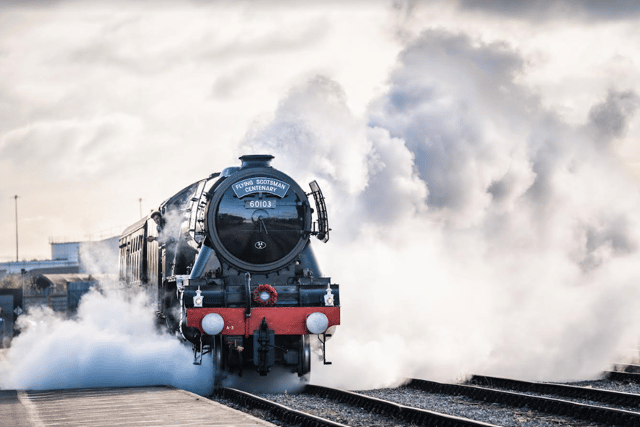 Flying Scotsman returned to its birthplace in Doncaster for a centenary celebration. Pic Ben Harrison Photography www.benharrisonphotography.co.uk
