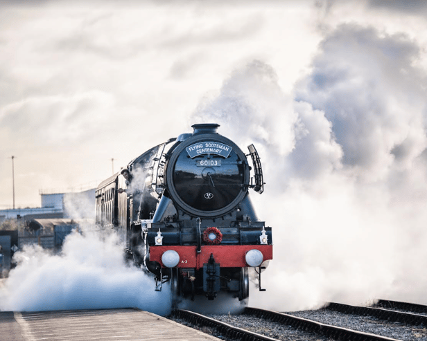 Flying Scotsman returned to its birthplace in Doncaster for a centenary celebration. Pic Ben Harrison Photography www.benharrisonphotography.co.uk