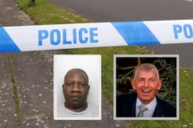 Ronald Sekanjako, left, has been jailed for the murder of Philip David Woodcock, right. Pictures: South Yorkshire Police