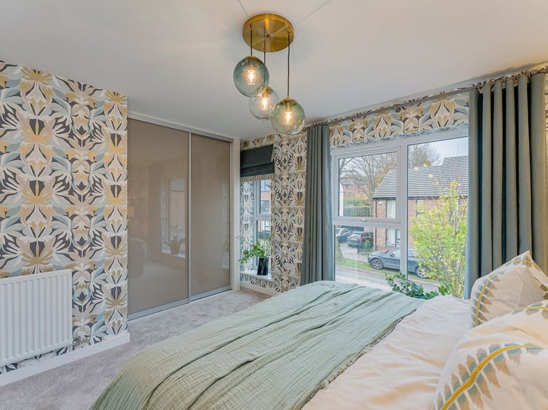 The bedrooms also benefit from the large windows, with bedroom 1 containing two. (Photo courtesy of Zoopla)