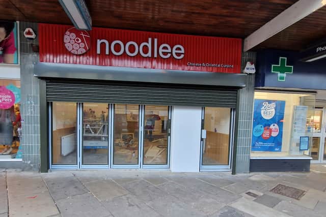 Noodlee, between PDSA and Boots, is set to open in December a worker told The Star.