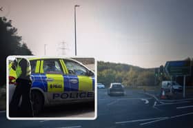 A man has been arrested after a woman died in a car crash on the A616 near Sheffield. Picture: Google