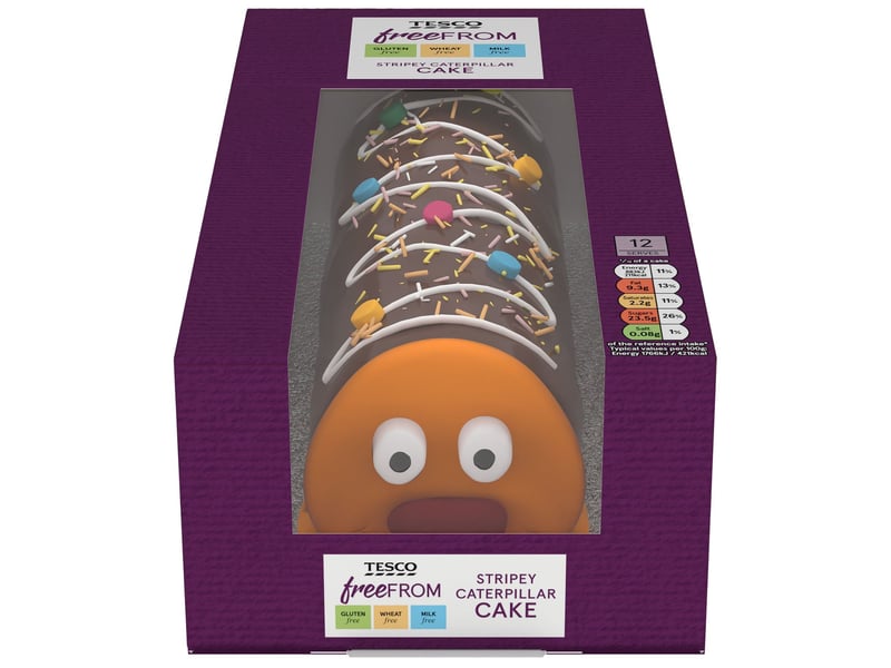 Also offering a free from variation, Tesco’s Stripey is made without gluten, wheat and milk, serving 12 for £7.50.