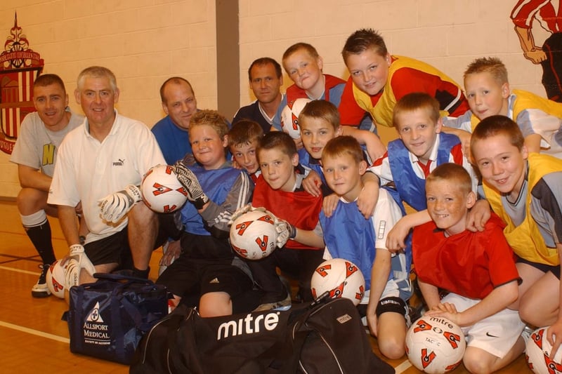 Join us for a look at a newly formed football team at the Southwick sports hall in 2003.