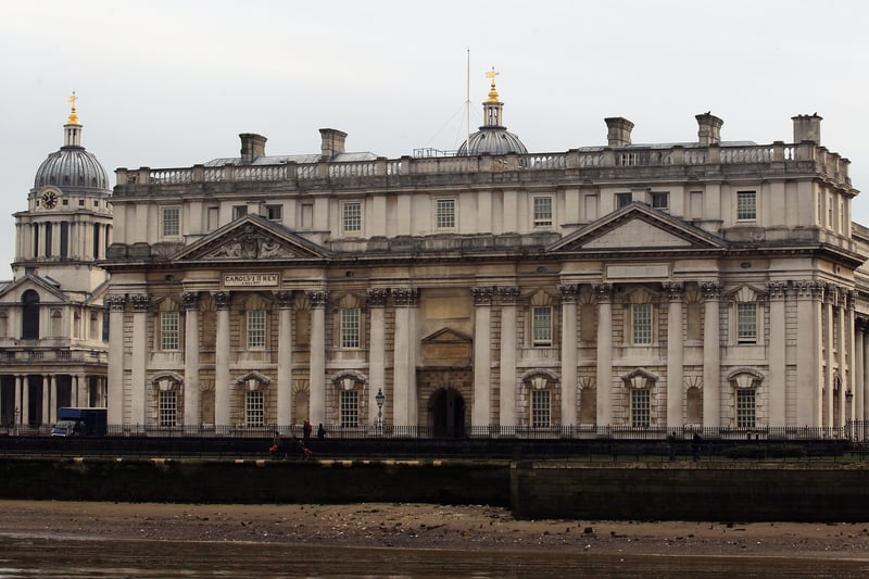 Another Buckingham House stand-in spot is the Old Royal Naval College, which has been used for exterior shots of the iconic London landmark throughout the series. The column cladded building bears a striking resemblance to the familiar royal location’s grand exterior.