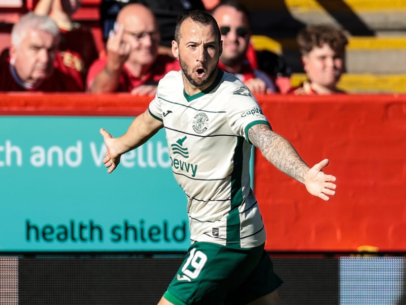 The highest paid non Old Firm player is Hibs' English striker who signed in the summer. According to SalarySport, he earns a reported £18,000 a week.