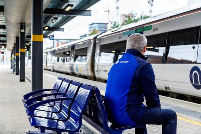 A South Yorkshire train driver who witnessed the suicide of a man on the tracks in front of his train has urged men with mental health issues to seek help and talk about their problems