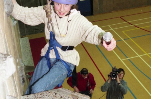 Susan Mewes, 15, from Washington was shortlisted to present a new children's show in 1995. 
Her challenge involved being filmed doing tasks at Crowtree Leisure Centre.