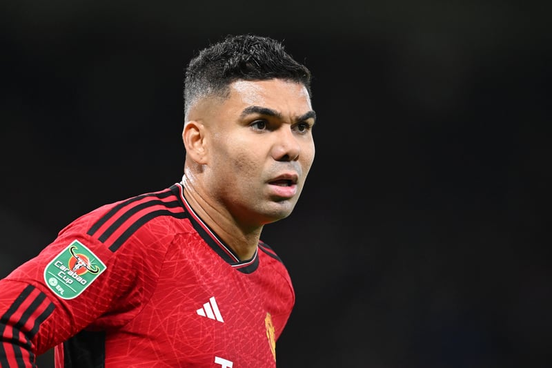 Casemiro hasn't played since picking up a hamstring injury against Newcastle in the Carabao Cup.