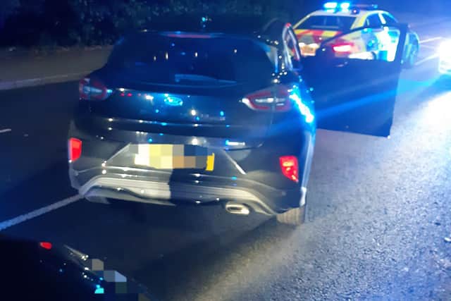 Officers in the Roads and Crime Unit reported the driver ran off after abandoning a black Ford Puma on Herries Road, following a chase that started in Parson Cross. 