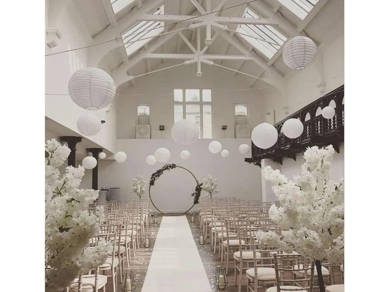 The Old Dr Bells Baths, in Edinburgh, is a former bath house that has been transformed into a luxury, modern venue that still has all the character of its Victorian heritage. Packed with original features and boasting gorgeous vaulted ceilings and high windows bathing the room in natural light, it’s a completely blank canvas for couples to transform - truly one of the coolest do it yourself wedding venues in Scotland!