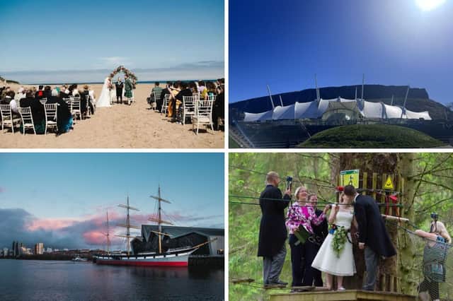 Some of the more unusual venues where you can get married in Scotland.