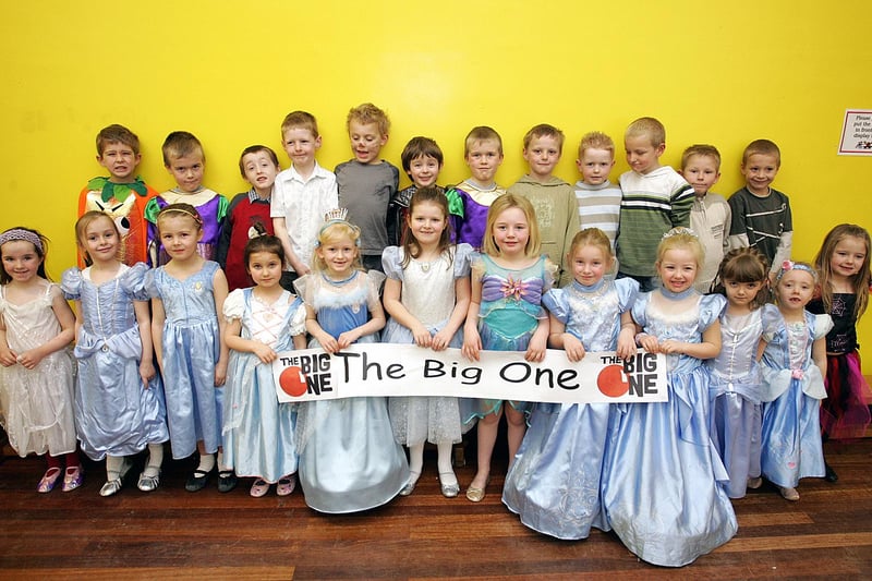 Cinderellas galore at the school's Red Nose Day celebrations in 2007.