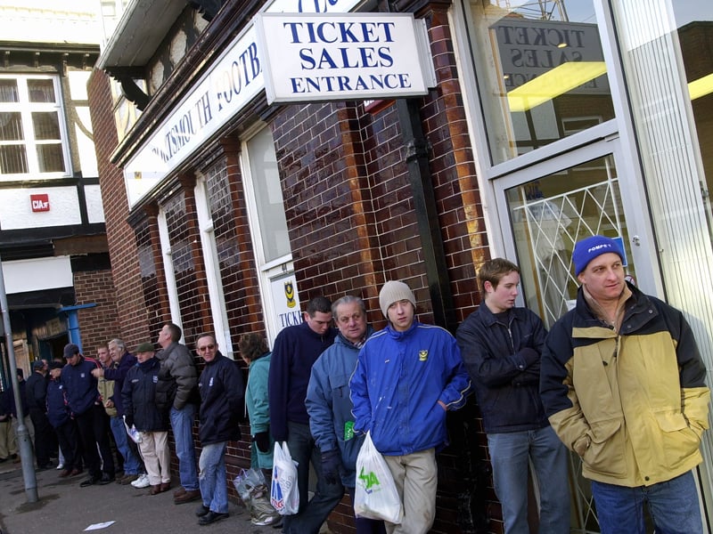 Playing the waiting game for tickets for Pompey's 2004 FA Cup tie against Arsenal