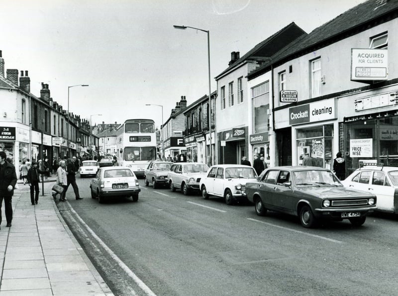 Shops in Hillsborough in 1982