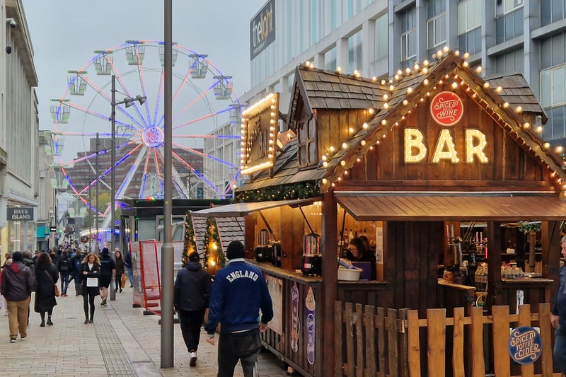 The Sheffield Christmas Market 2023 will be in the city centre until December 24.