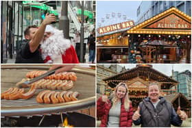 Sheffield Christmas Market 2023 began in the city centre at 10am today (November 16) with visitors out to enjoy the treats and sights on offer.